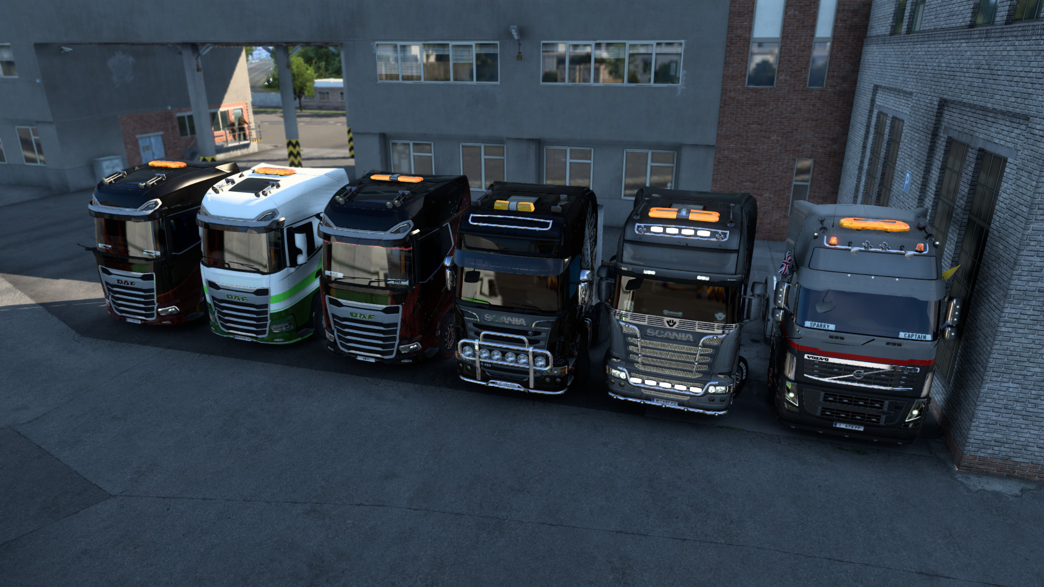 Grannies Logistics Truckers World convoy line-up